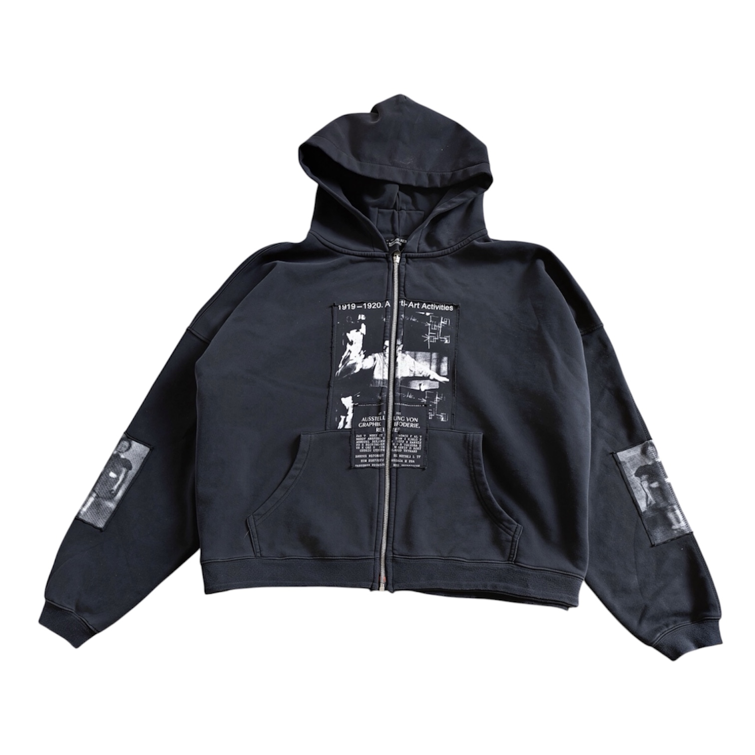 "1919-1920 Anti-Art Activities" Zip Hoodie — Enfants Riches Déprimés