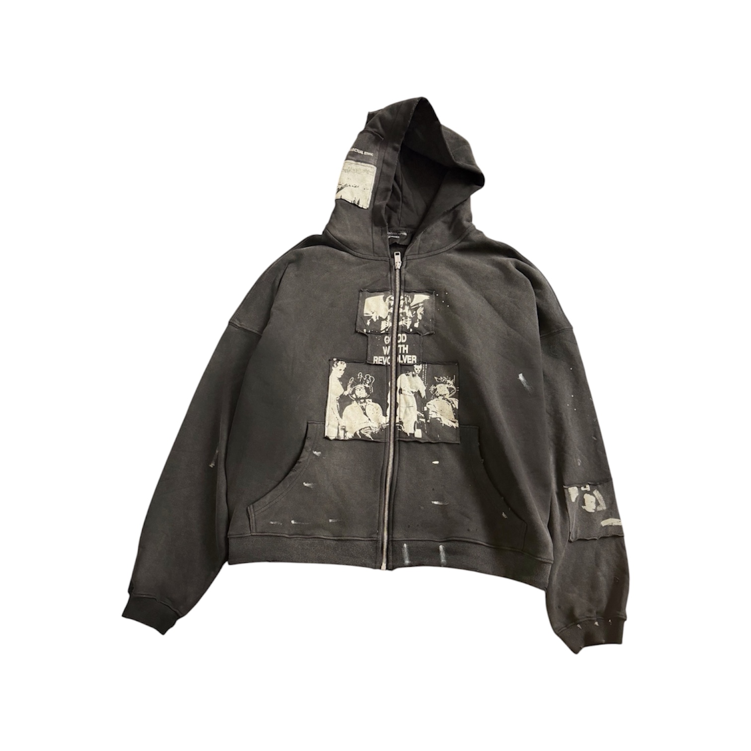 “God With Revolver” Zip Hoodie — Enfants Riches Déprimés