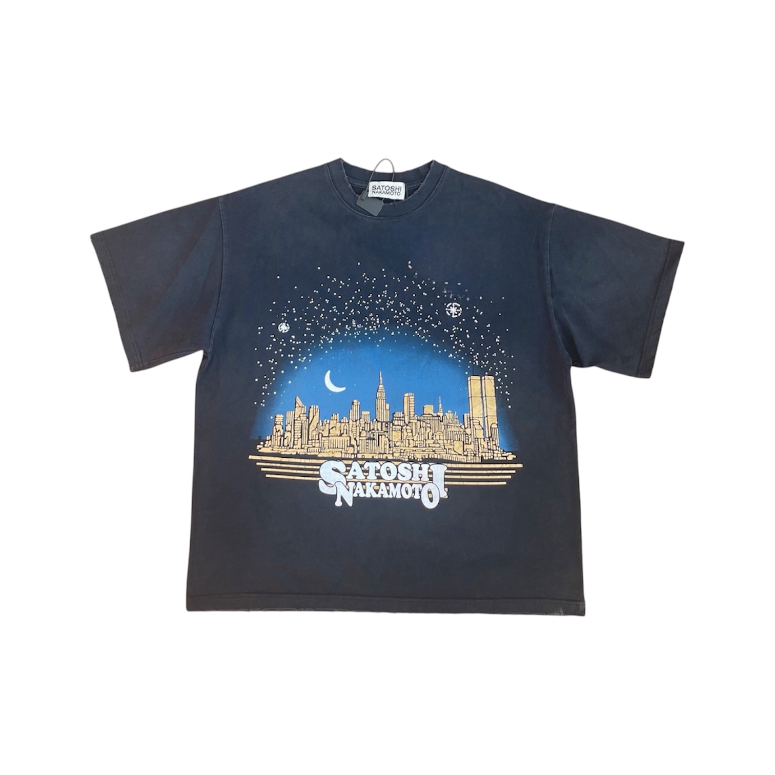 "New York City Night Sky" Tee — Satoshi Nakamoto
