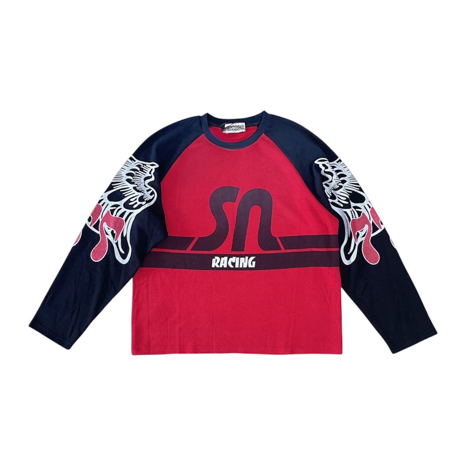 “SN Racing” Longsleeve (Red) — Satoshi Nakamoto