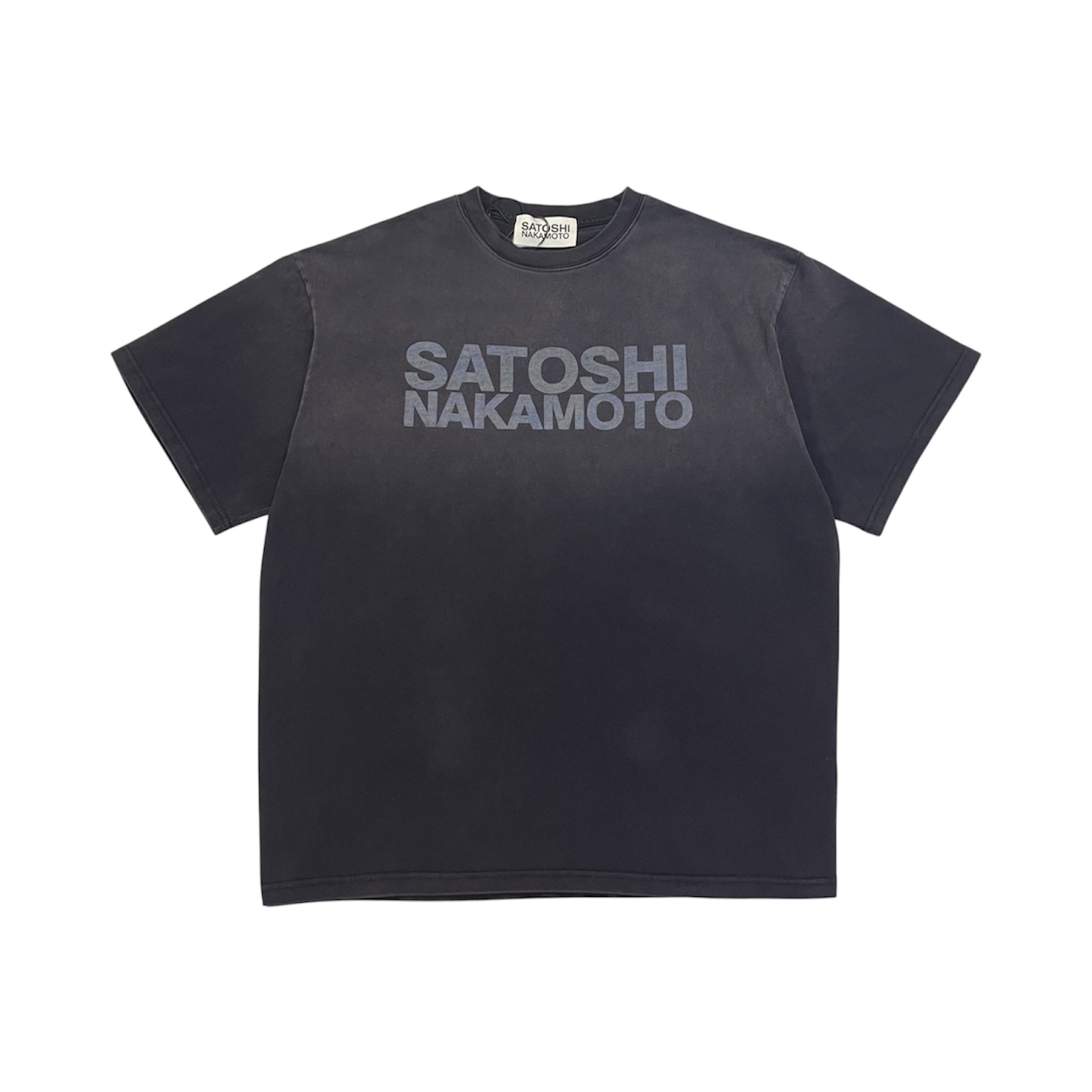 "Classic Arch Logo" Tee (Black) — Satoshi Nakamoto