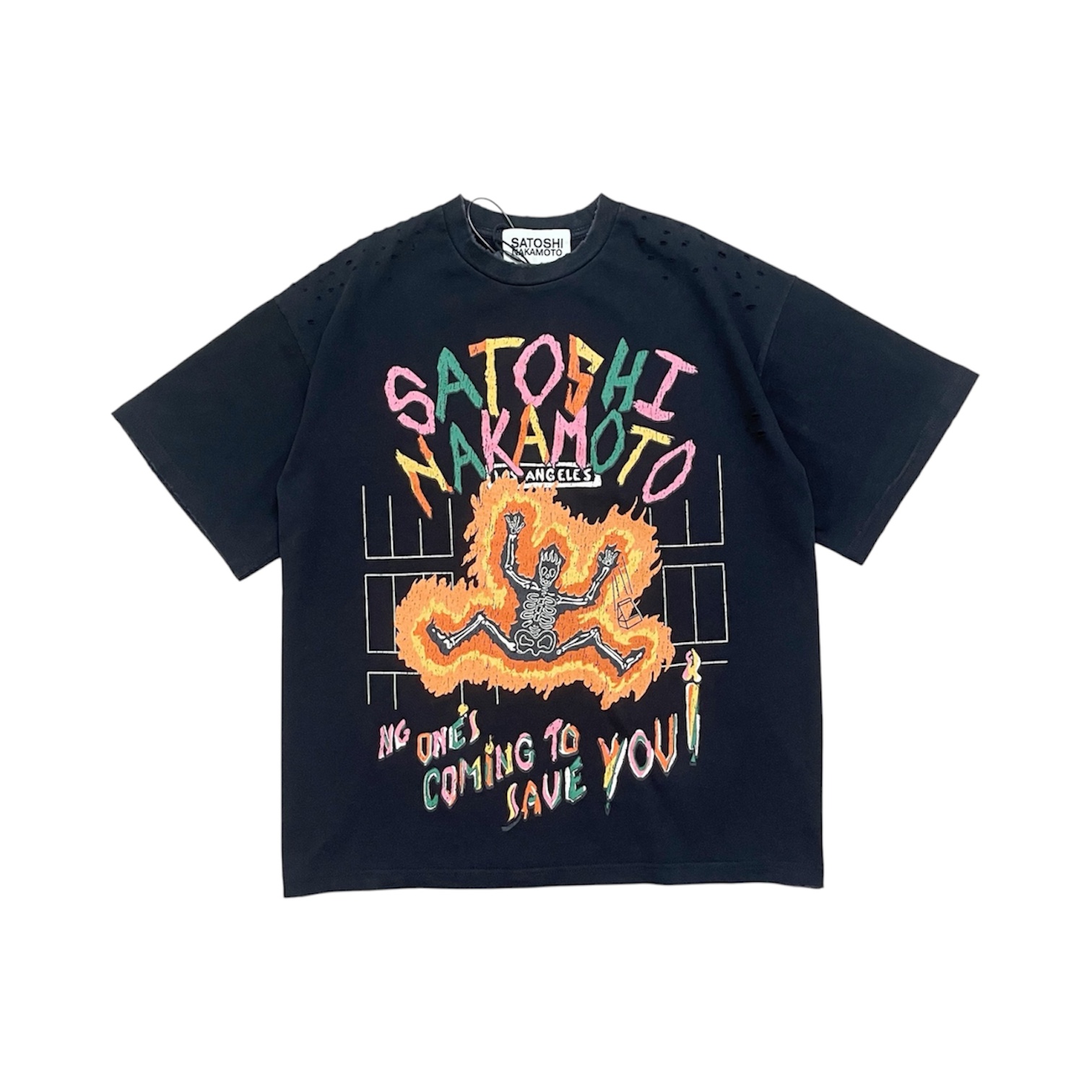 "No One's Coming To Save You” Tee — Satoshi Nakamoto
