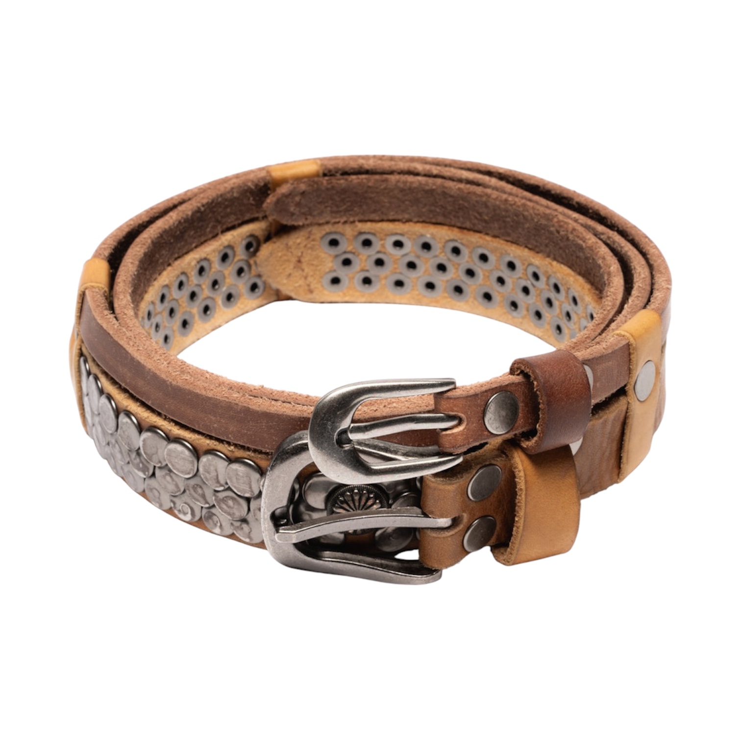 “Snake” Belt (Brown) — No/Faith Studios
