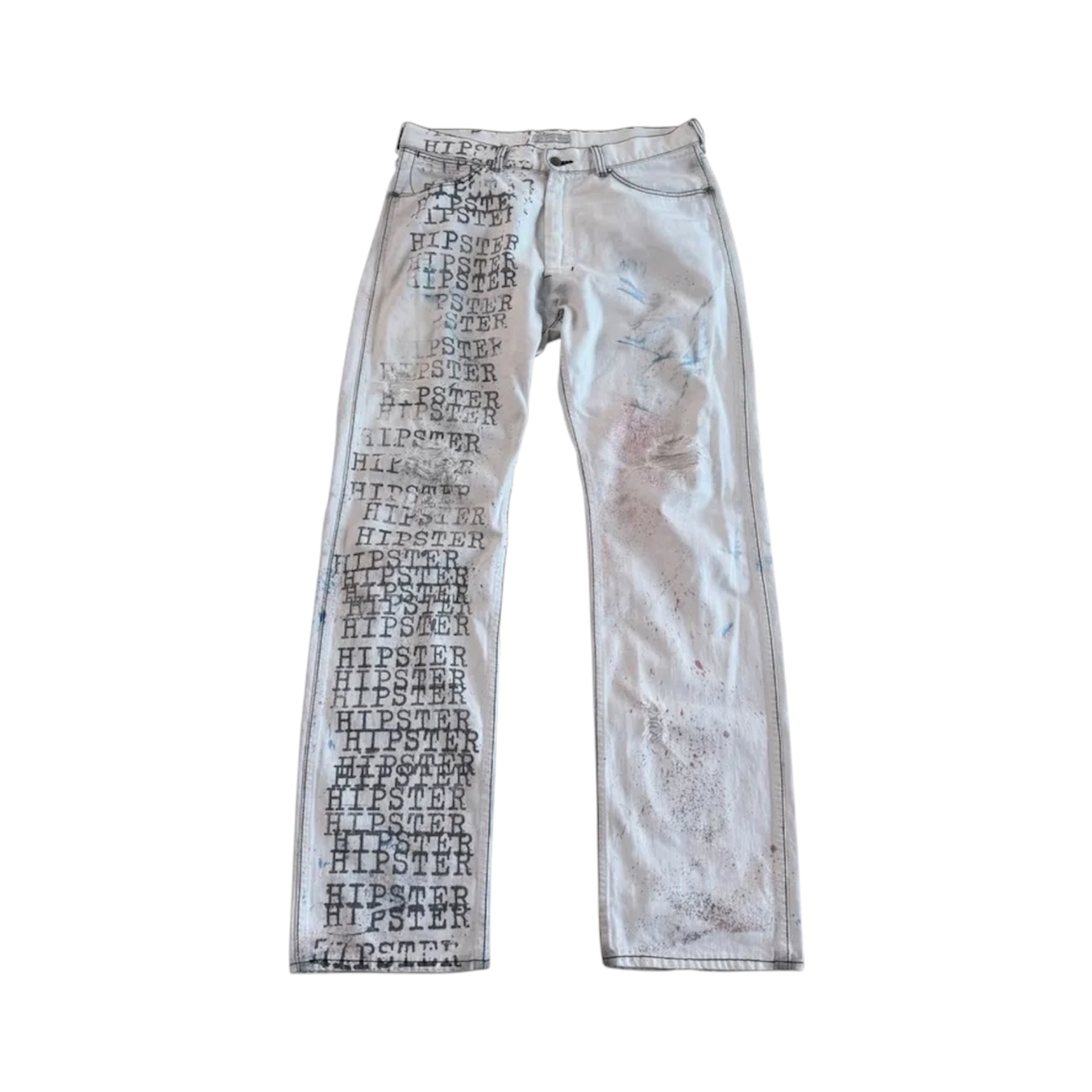 "Hipster Painted" Jeans — Number (N)ine