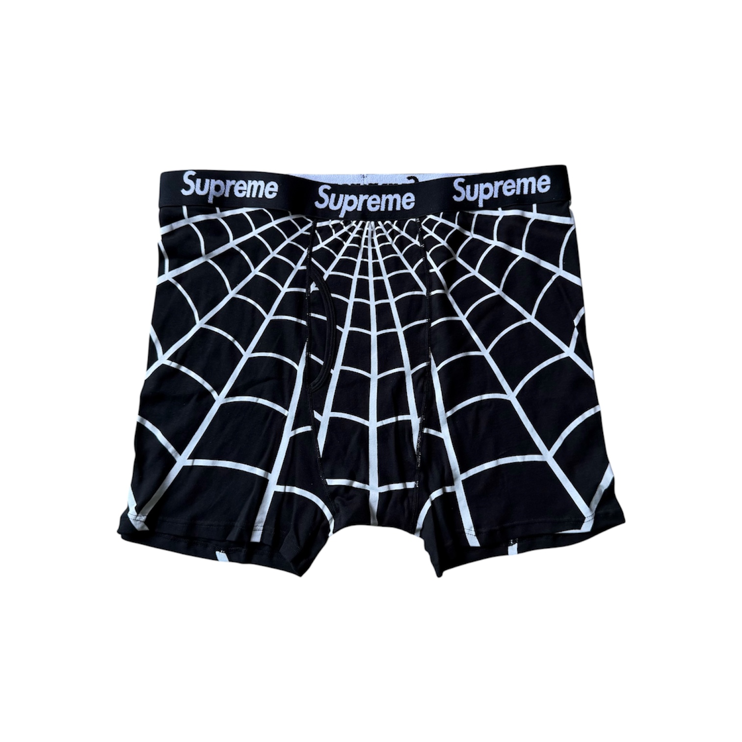 “Spiderweb” Boxer (Black) — Supreme