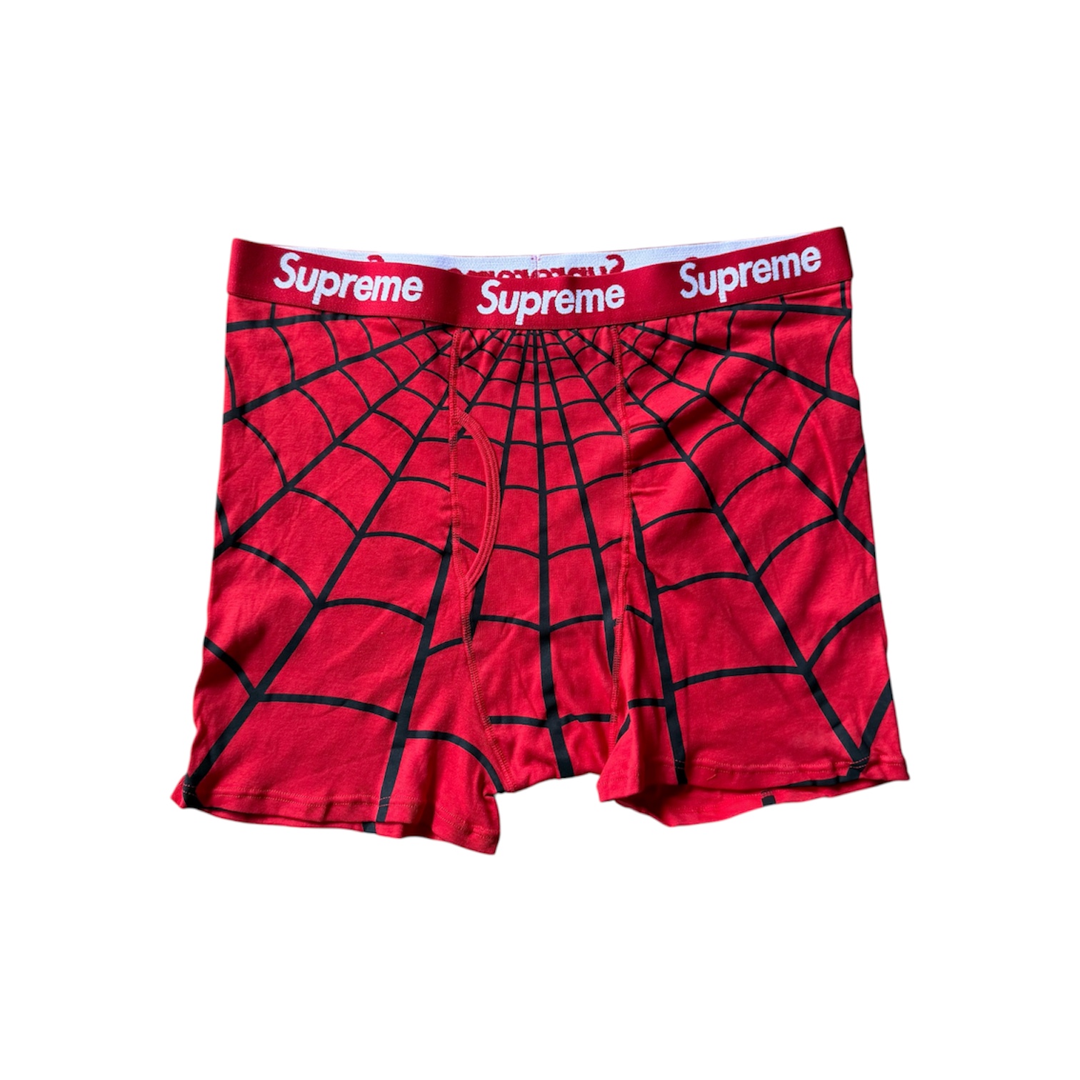 “Spiderweb” Boxer (Red) — Supreme