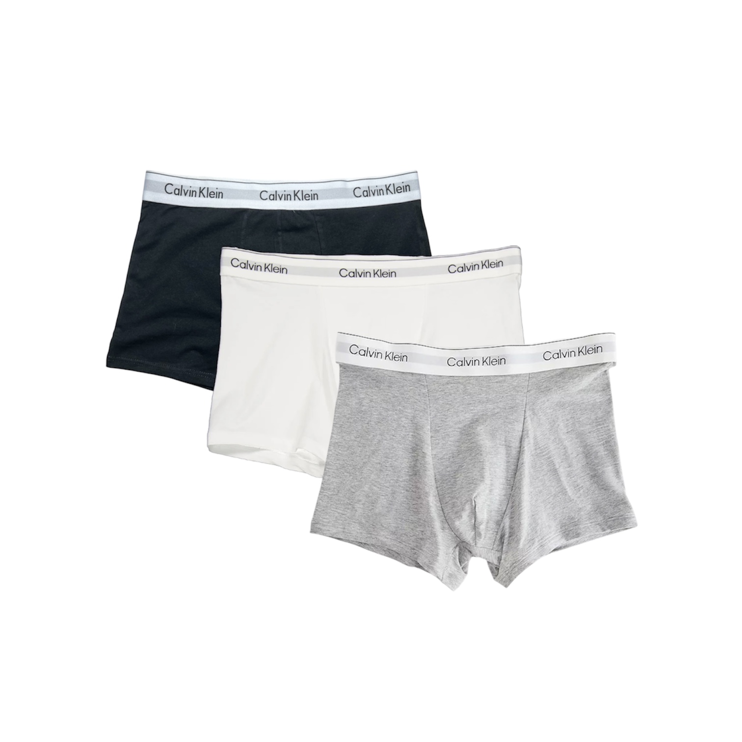 “Stretch Low Rise 3-Pack” Trunks — Calvin Klein