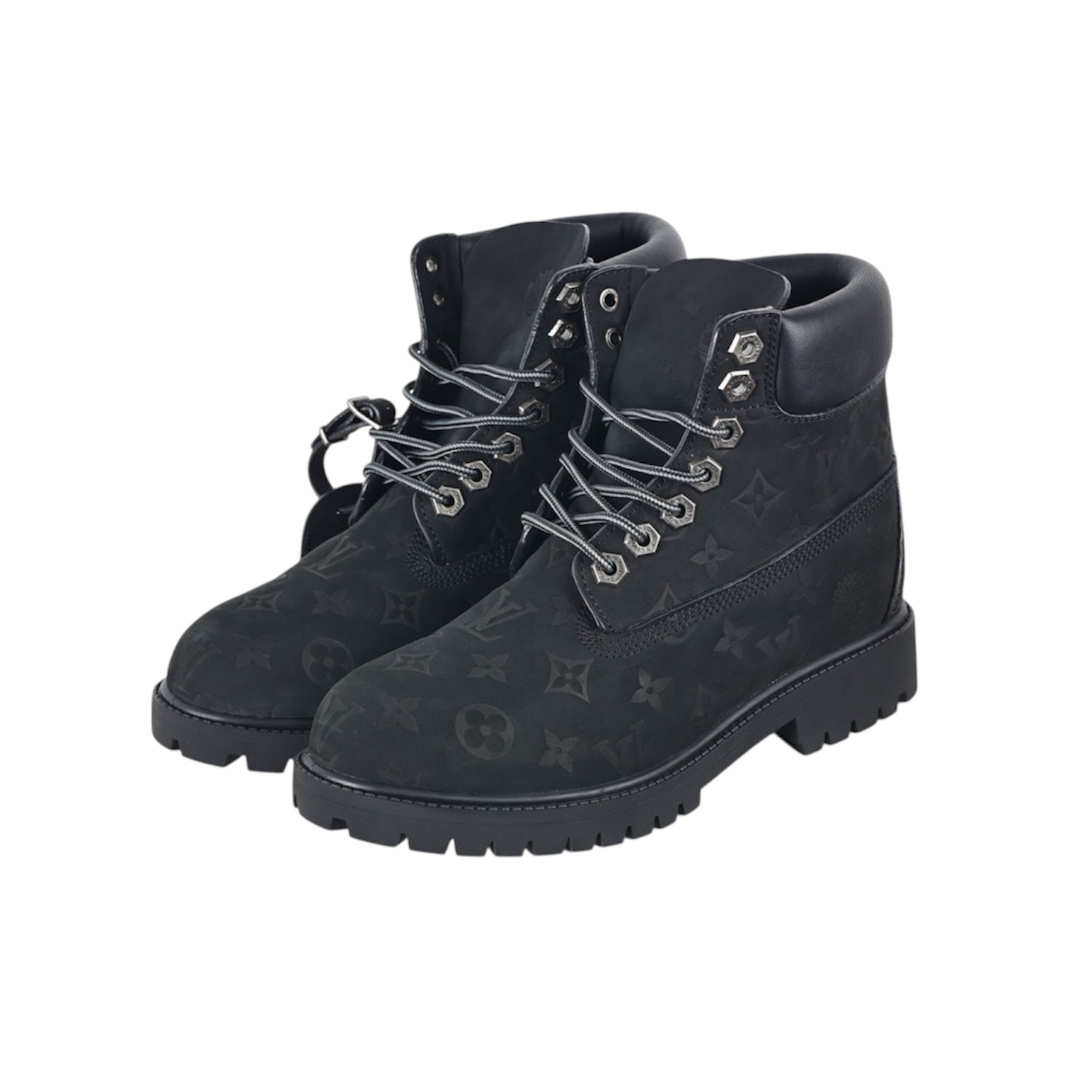 “Timberland 6-In Ankle” Boots (Black) — Louis Vuitton