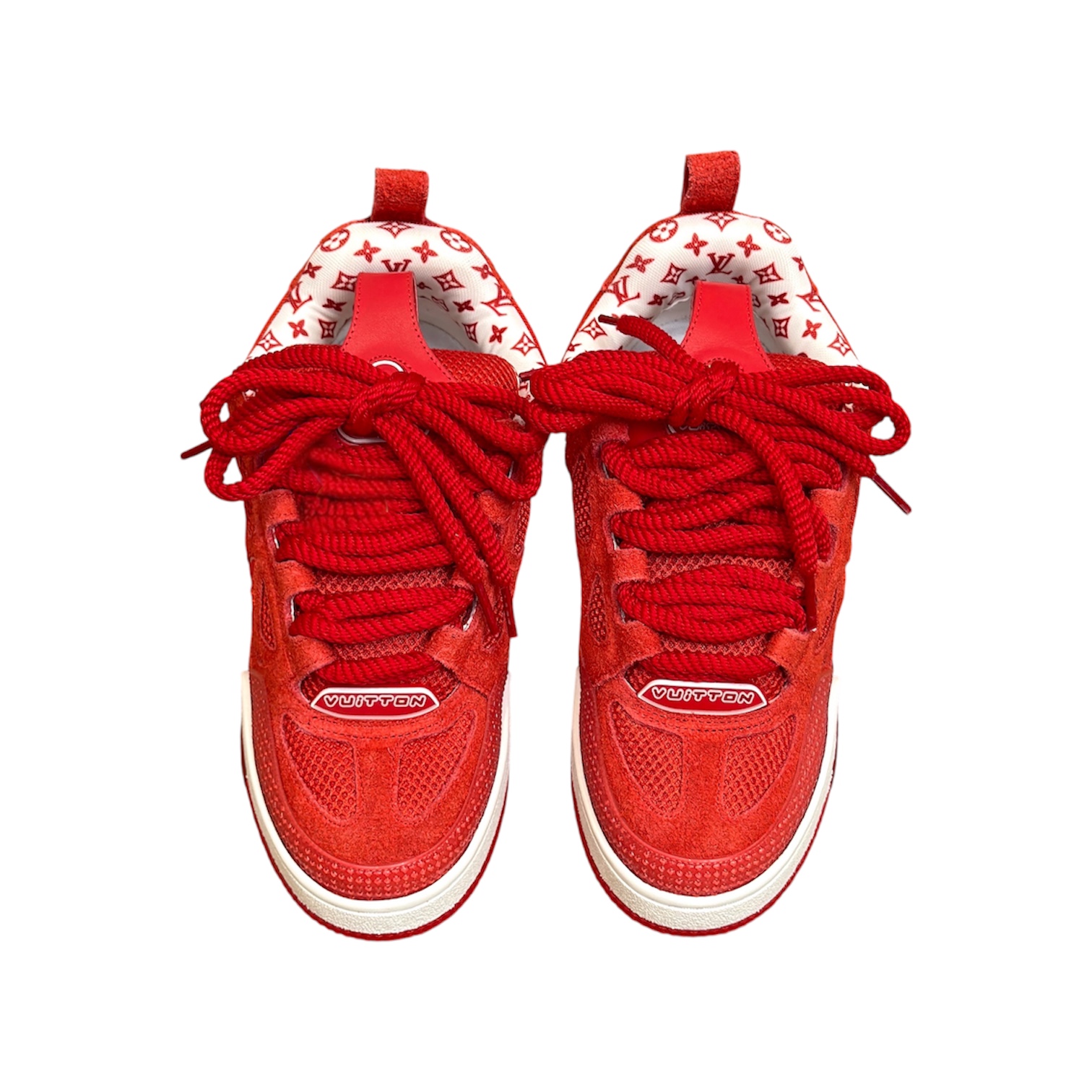 “LV Skate” Sneakers (Red/White) — Louis Vuitton