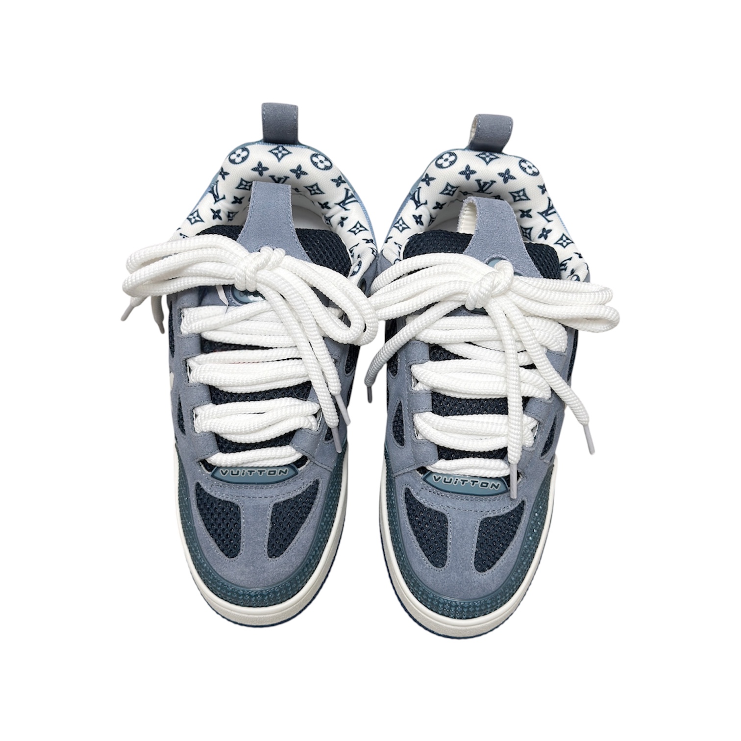 “LV Skate” Sneakers (Light Blue/White) — Louis Vuitton