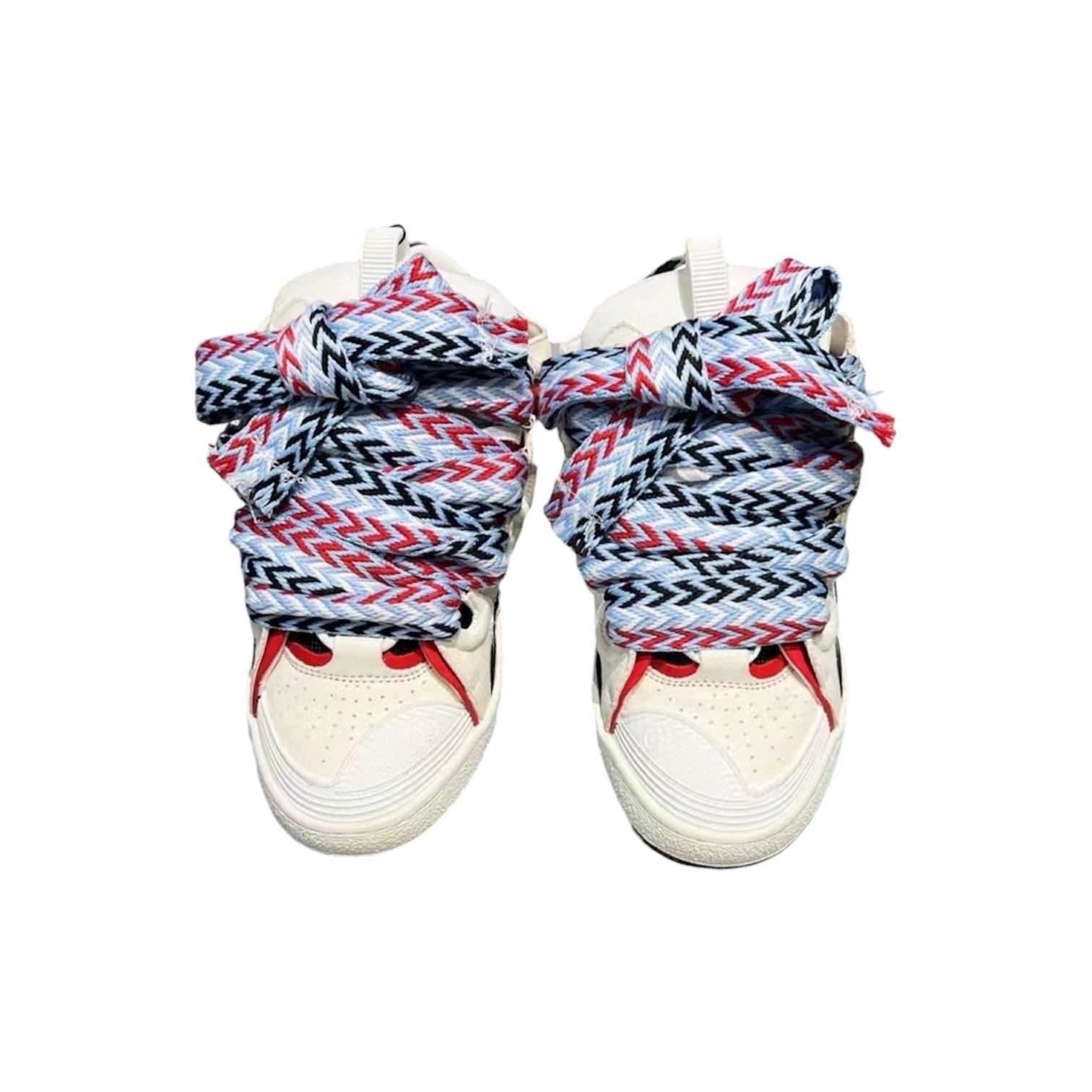 “Curn” Sneaker (Ivory/Red/Blue) — Lanvin