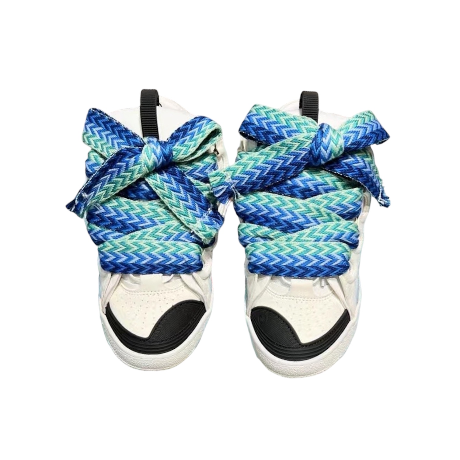 “Curn” Sneaker (White/Blue-Green) — Lanvin