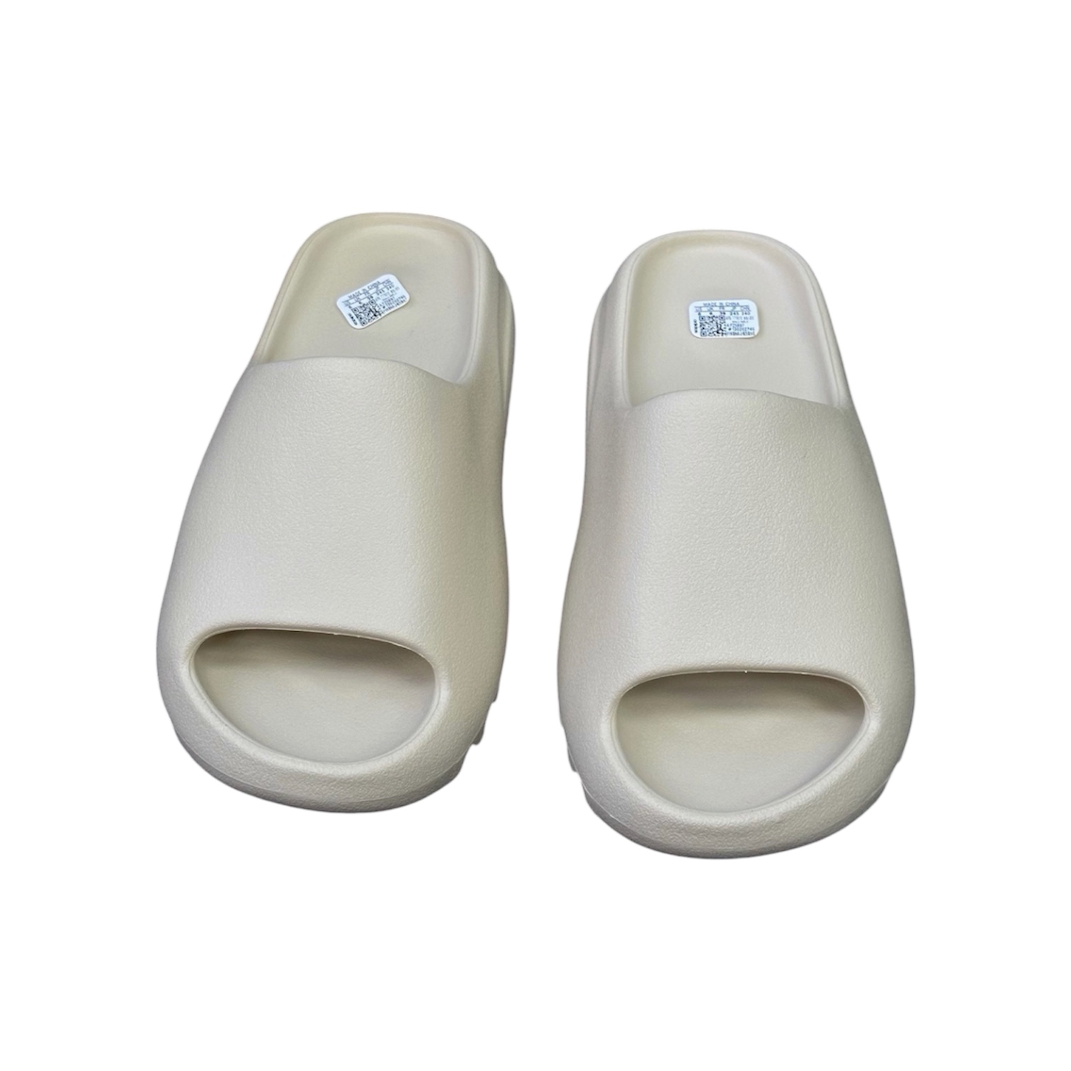 “Yeezy Slide” Slippers (White) — Yeezy