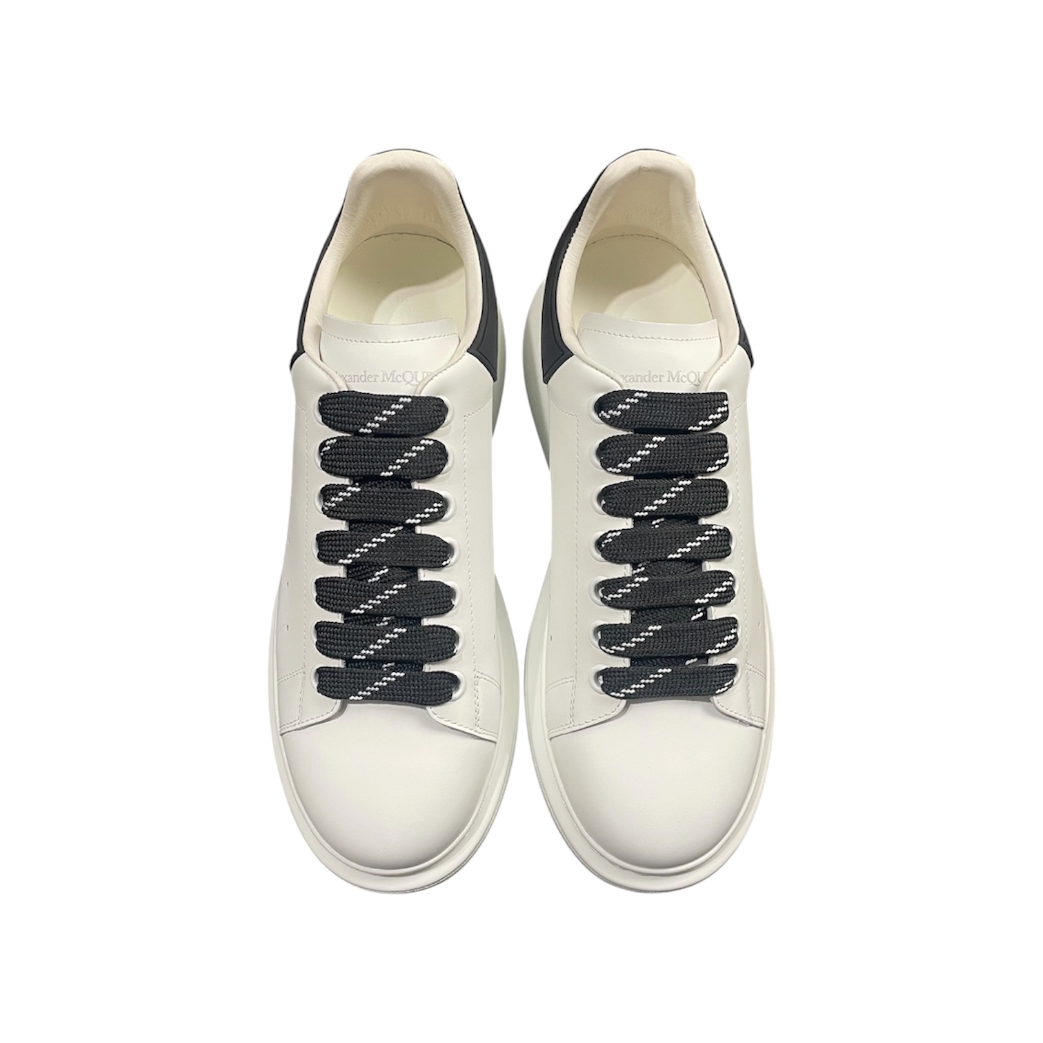 “Oversized” Sneakers (White/Black) — Alexander McQueen
