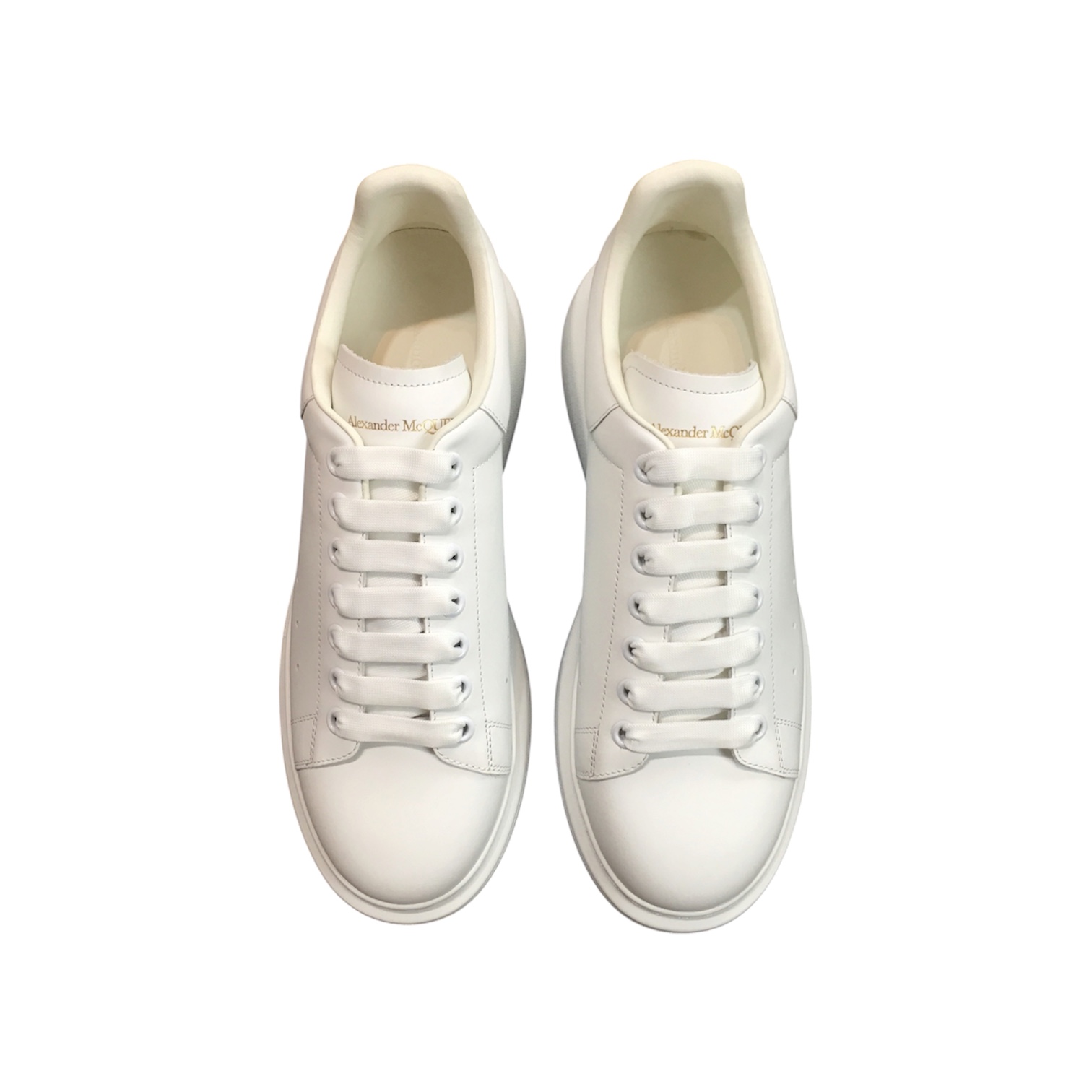 “Oversized” Sneakers (Triple White) — Alexander McQueen
