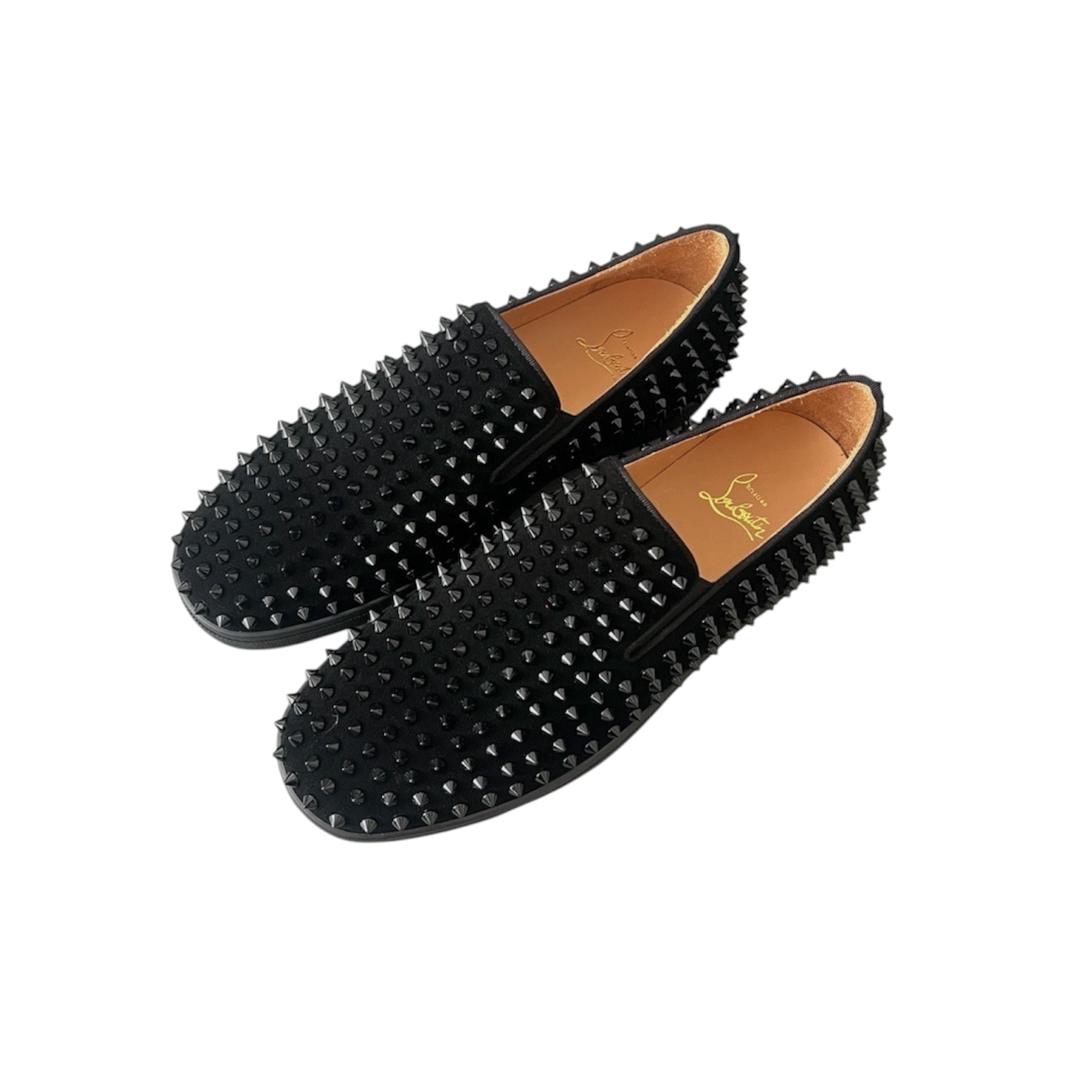“Rollerboy Spikes” Loafers (Black) — Christian Louboutin