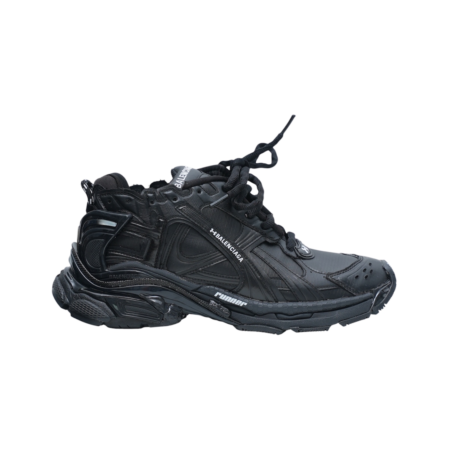 “Runner 7.0” Sneakers (Triple Black) — Balenciaga