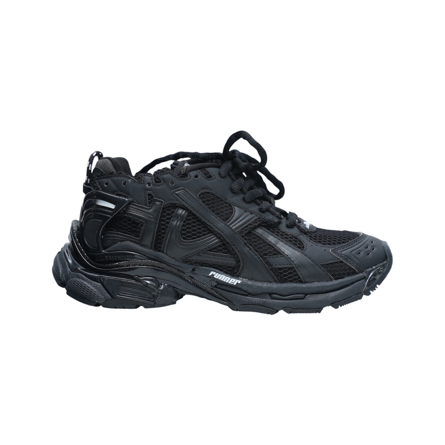 “Runner 7.0” Sneakers (Triple Black) — Balenciaga