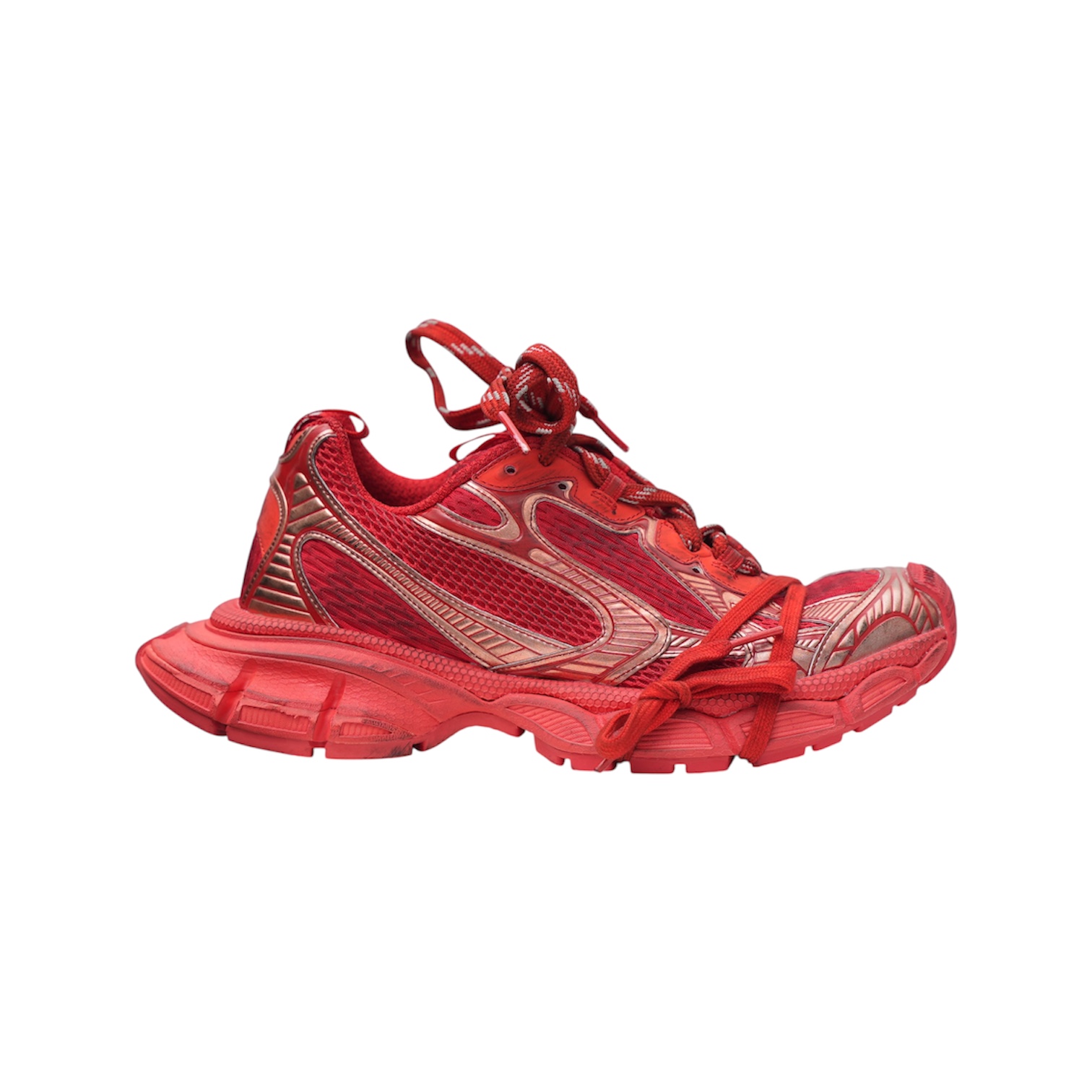 “3XL” Sneakers (Red/Silver) — Balenciaga