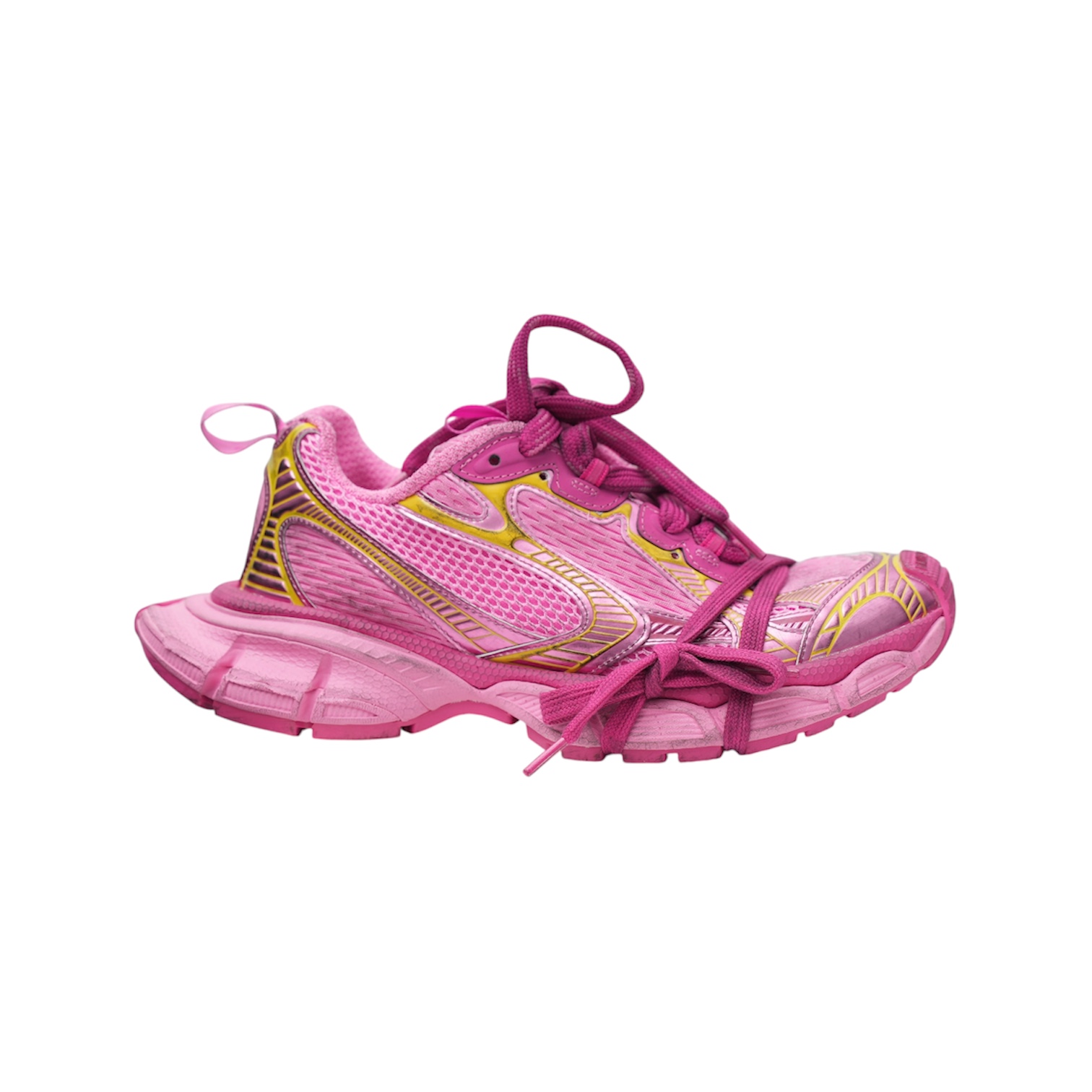 “3XL” Sneakers (Pink/Gold) — Balenciaga