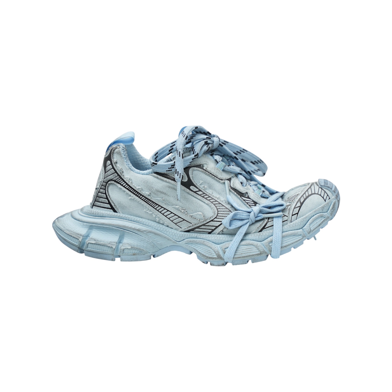 “3XL” Sneakers (Light Blue/Black) — Balenciaga