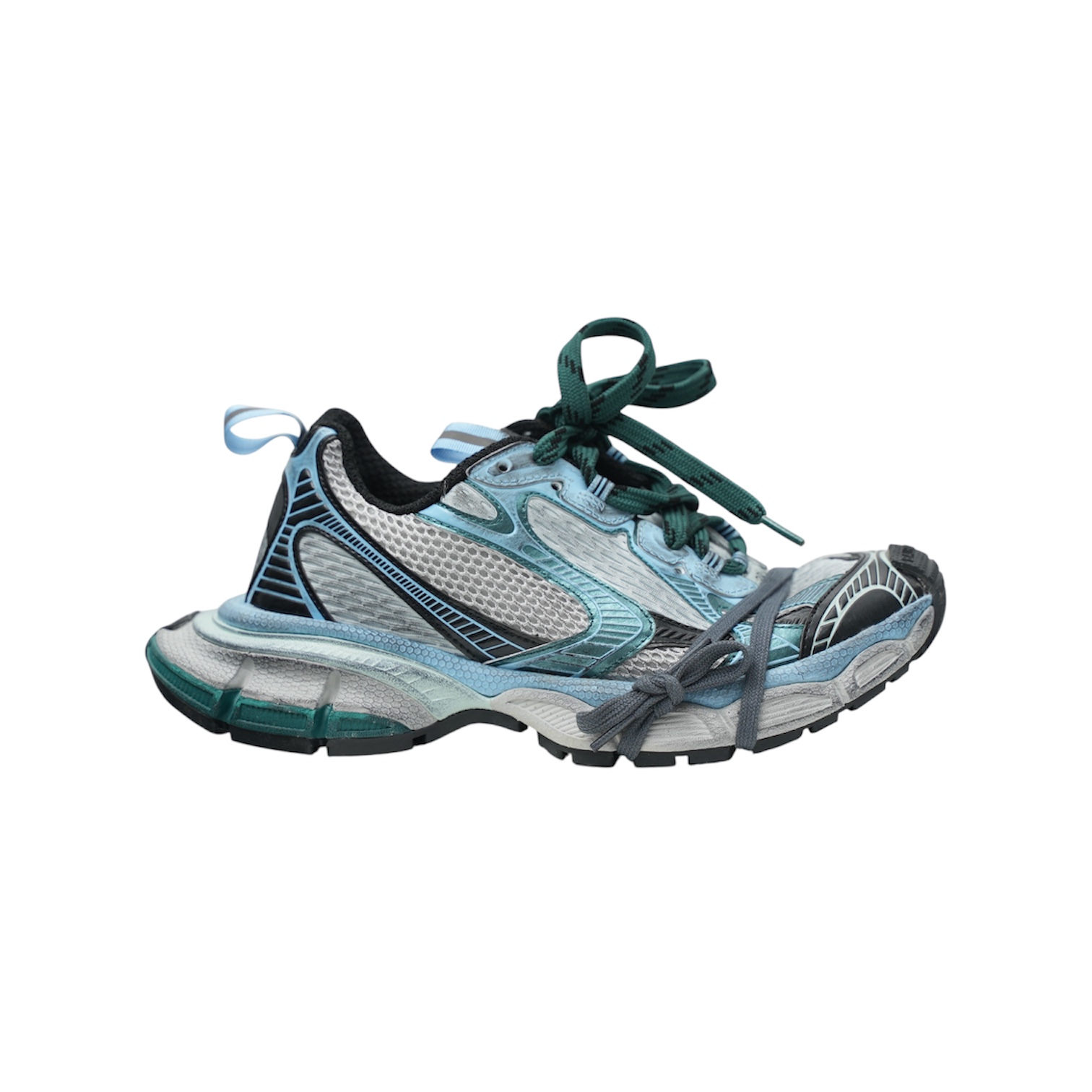 “3XL” Sneakers (White/Light Blue/Black) — Balenciaga