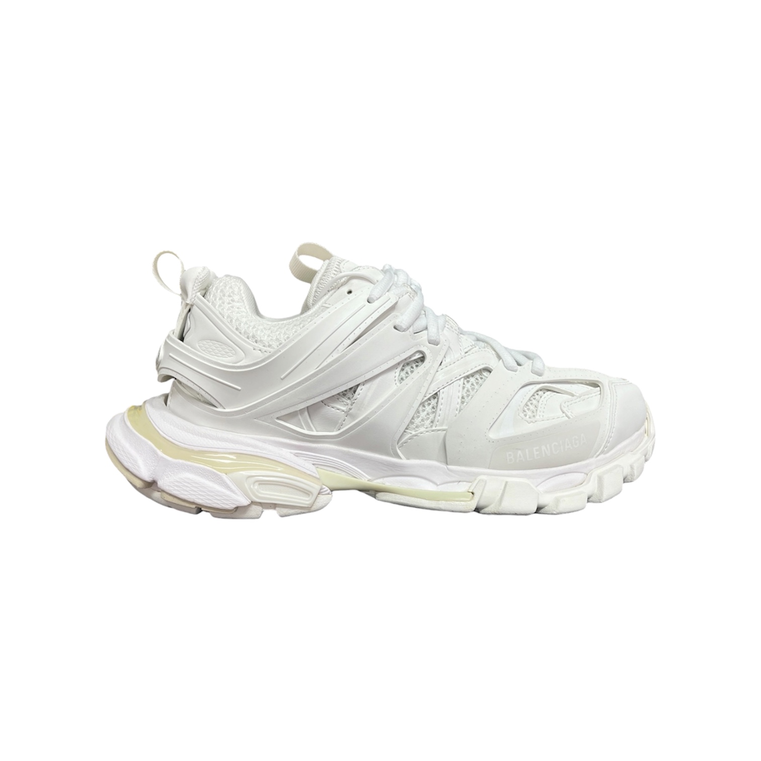 “Track 1” Sneakers (Full White) — Balenciaga