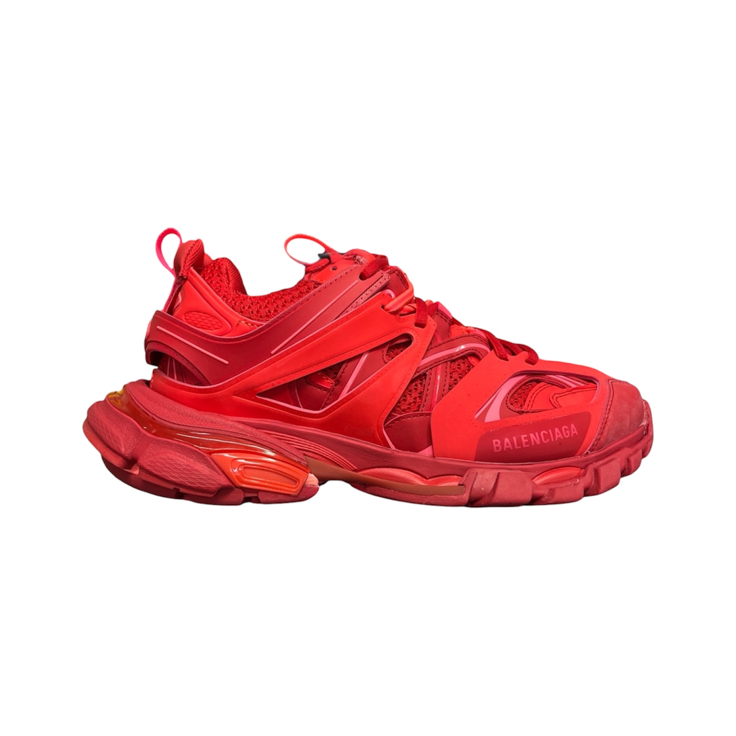 “Track 1” Sneakers (Full Red) — Balenciaga
